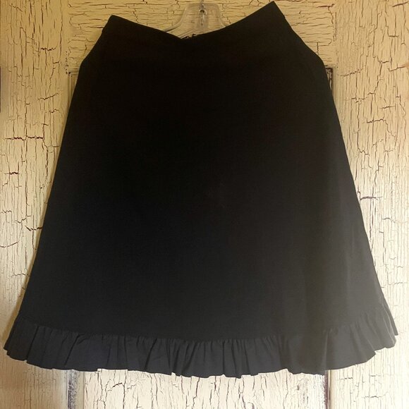 DownEast Dresses & Skirts - Downeast navy blue professional skirt with zip down back